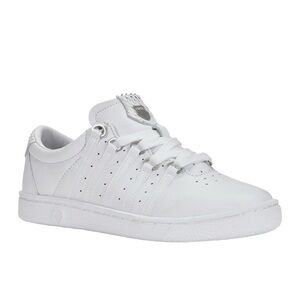 K-Swiss The Pro size 7 White Leather Sneakers Snakeskin